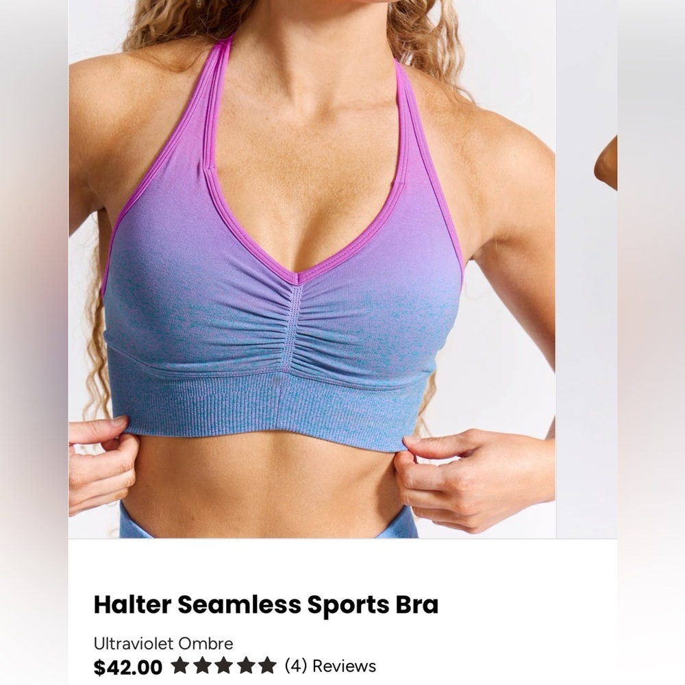 BuffBunny Ultraviolet Ombre Sports Bra